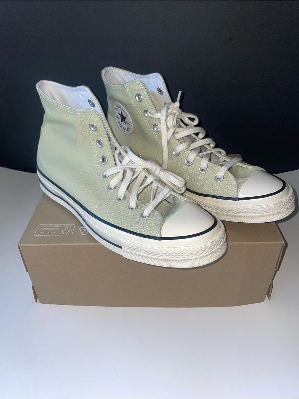 Converse Chuck Taylor All Star High 70 Sneakers - Size 10 Men - Sage Green